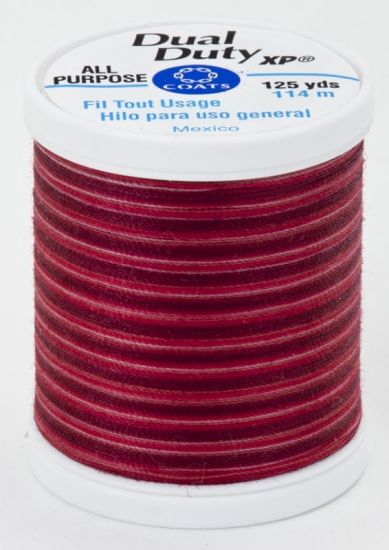 Coats & Clark Thread - All Purpose Dual Duty XP - 125 yds, Bowl of Cherries