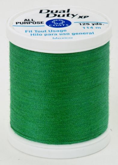 Coats & Clark Thread - All Purpose Dual Duty XP - 125 yds, Bright Kelly