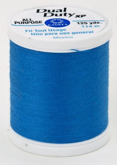 Coats & Clark Thread - All Purpose Dual Duty XP - 125 yds, Bright Sapphire