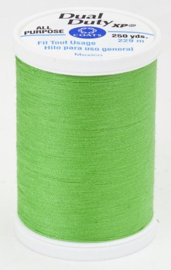 Coats & Clark Thread - All Purpose Dual Duty XP - 250 yds, Bright Green