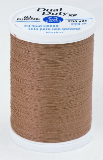 Coats & Clark Thread - All Purpose Dual Duty XP - 250 yds, Brown Sugar