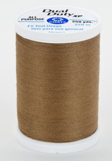 Coats & Clark Thread - All Purpose Dual Duty XP - 250 yds, Cafe Beige