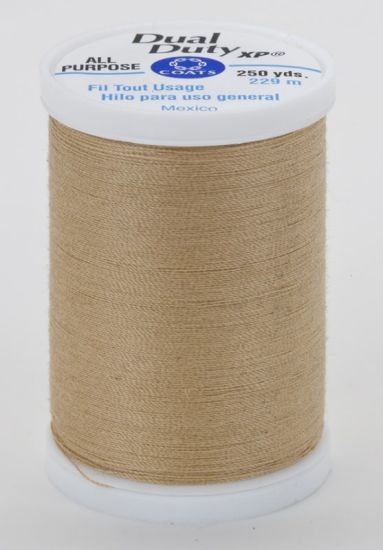 Coats & Clark Thread - All Purpose Dual Duty XP - 250 yds, Camel