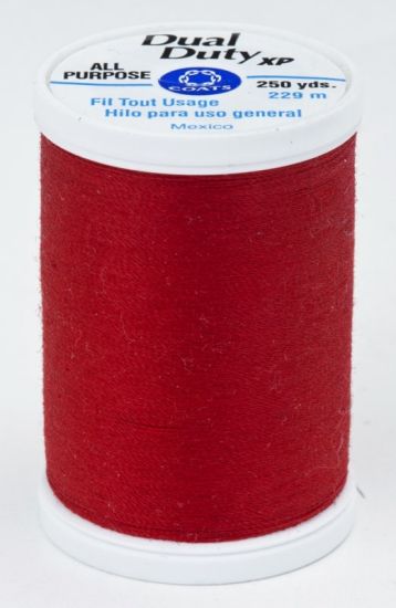 Coats & Clark Thread - All Purpose Dual Duty XP - 250 yds, Candy Apple