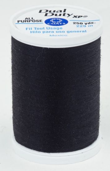 Coats & Clark Thread - All Purpose Dual Duty XP - 250 yds, Celstial Black