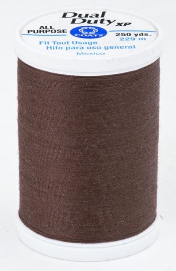 Coats & Clark Thread - All Purpose Dual Duty XP - 250 yds, Chocolate