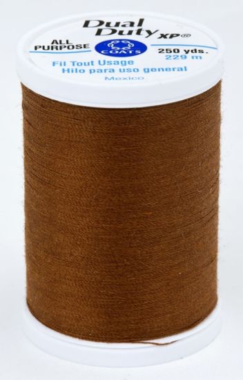 Coats & Clark Thread - All Purpose Dual Duty XP - 250 yds, Coffee