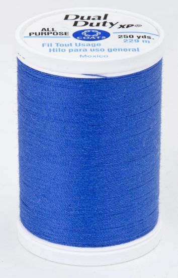 Coats & Clark Thread - All Purpose Dual Duty XP - 250 yds, Crayon Blue