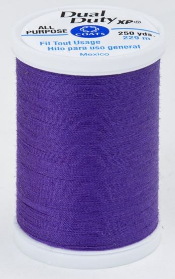 Coats & Clark Thread - All Purpose Dual Duty XP - 250 yds, Deep Violet