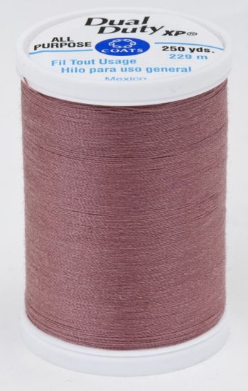 Coats & Clark Thread - All Purpose Dual Duty XP - 250 yds, Dk Mauve