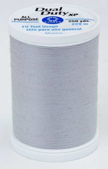 Coats & Clark Thread - All Purpose Dual Duty XP - 250 yds, Dk Silver