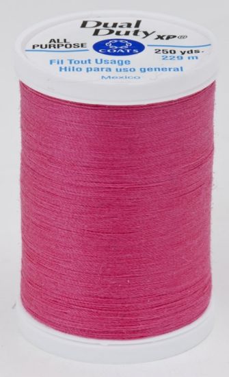 Coats & Clark Thread - All Purpose Dual Duty XP - 250 yds, Hot Pink