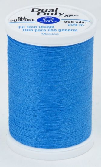 Coats & Clark Thread - All Purpose Dual Duty XP - 250 yds, Hummingbird Blue