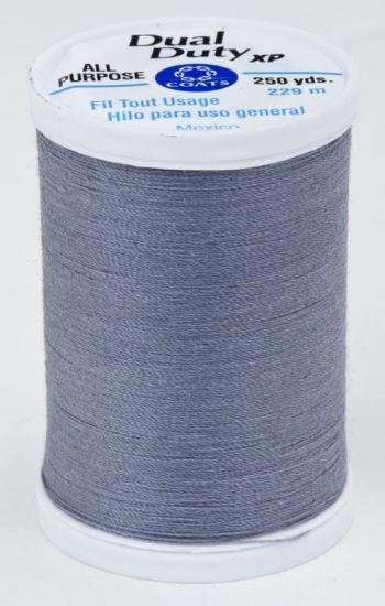 Coats & Clark Thread - All Purpose Dual Duty XP - 250 yds, Lt Slate