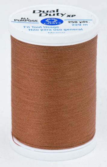 Coats & Clark Thread - All Purpose Dual Duty XP - 250 yds, Maple Sugar