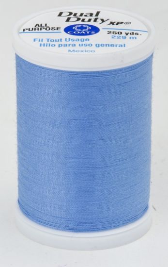 Coats & Clark Thread - All Purpose Dual Duty XP - 250 yds, Medium Blue