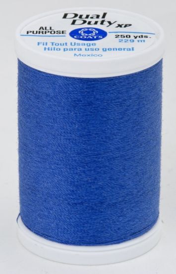 Coats & Clark Thread - All Purpose Dual Duty XP - 250 yds, Monaco Blue