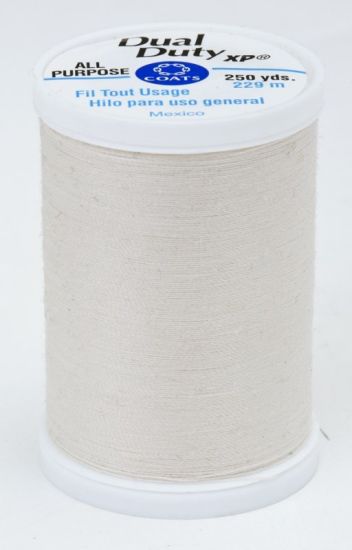 Coats & Clark Thread - All Purpose Dual Duty XP - 250 yds, Natural