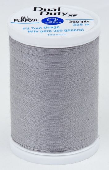 Coats & Clark Thread - All Purpose Dual Duty XP - 250 yds, Nugrey