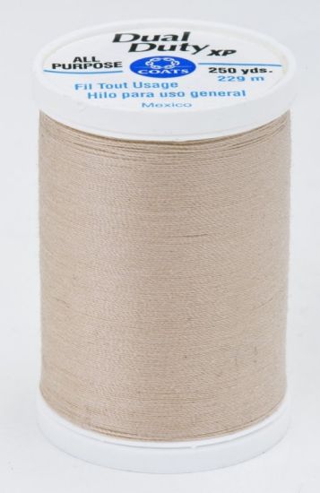 Coats & Clark Thread - All Purpose Dual Duty XP - 250 yds, Raw Sugar