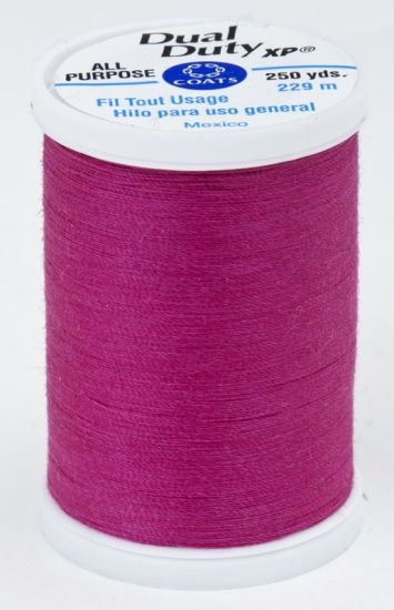 Coats & Clark Thread - All Purpose Dual Duty XP - 250 yds, Red Rose