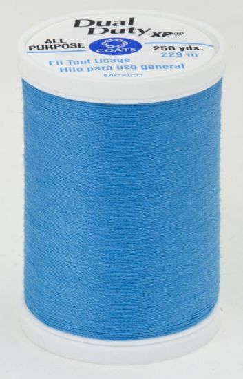 Coats & Clark Thread - All Purpose Dual Duty XP - 250 yds, Rocket Blue