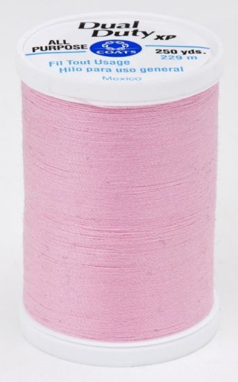 Coats & Clark Thread - All Purpose Dual Duty XP - 250 yds, Rose Pink