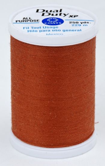 Coats & Clark Thread - All Purpose Dual Duty XP - 250 yds, Rust