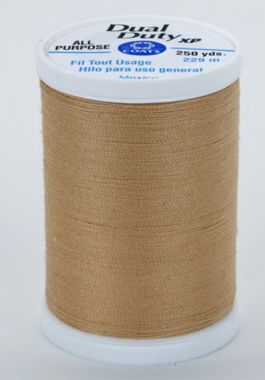 Coats & Clark Thread - All Purpose Dual Duty XP - 250 yds, Tan