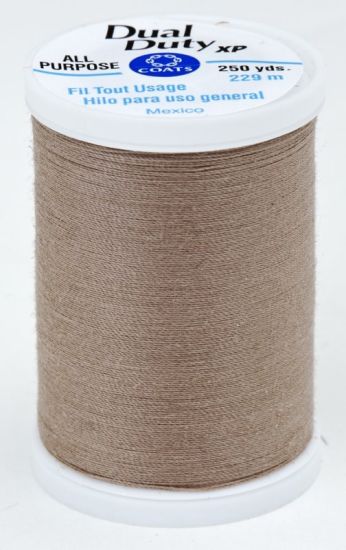 Coats & Clark Thread - All Purpose Dual Duty XP - 250 yds, Taupe Clair