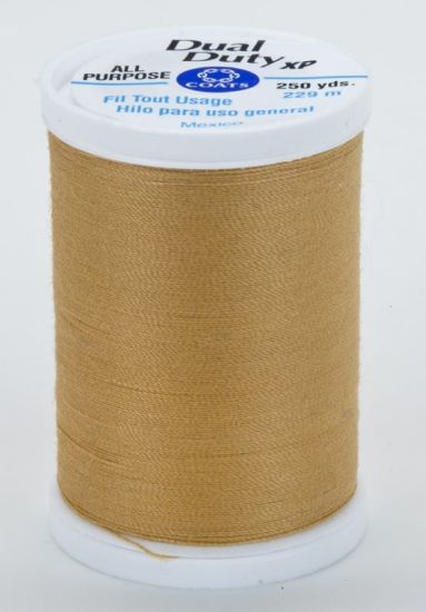 Coats & Clark Thread - All Purpose Dual Duty XP - 250 yds, Temple Gold