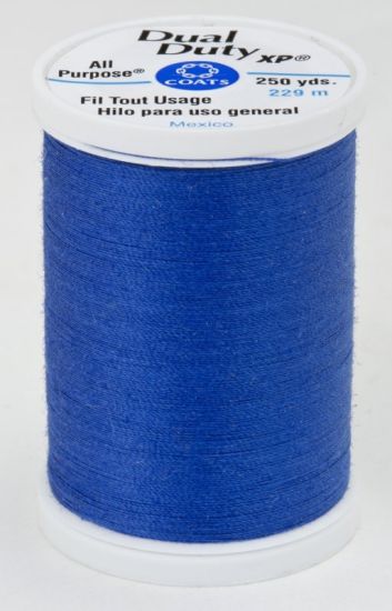 Coats & Clark Thread - All Purpose Dual Duty XP - 250 yds, Yale Blue