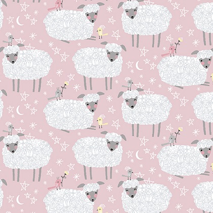 Contempo - Baby Buddies - Sheep, Pink