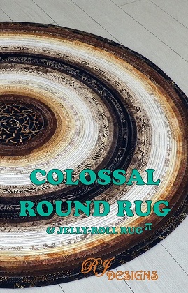 Craft Pattern - Round Jelly Roll Rug