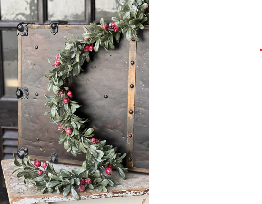 Crystalline Mistleberry Garland | 5'