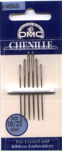 DMC Needles - Chenille - Size 18/22 - 6 Count