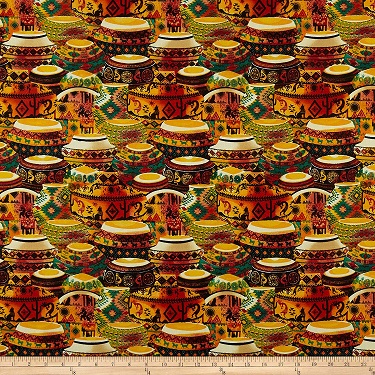 David Textiles - Southwest Pottery - Pottery, Yellow/Orange