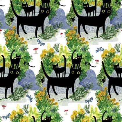 Dear Stella - CatWalk - Black Cats, White