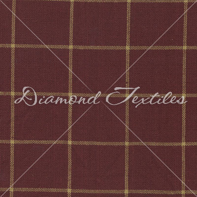 Diamond Textiles - Country Homespuns - Large Plaid, Wine
