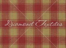 Diamond Textiles - Country Homespuns - Medium Check, Red