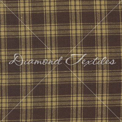 Diamond Textiles - Country Homespuns - Medium Plaid, Brown
