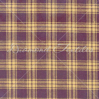 Diamond Textiles - Country Homespuns - Plaid Check, Purple