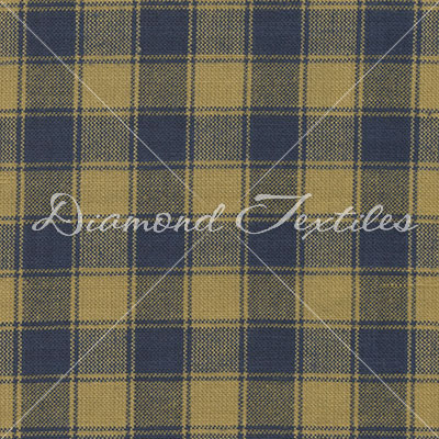 Diamond Textiles - Country Homespuns - Windowpane Check, Blue