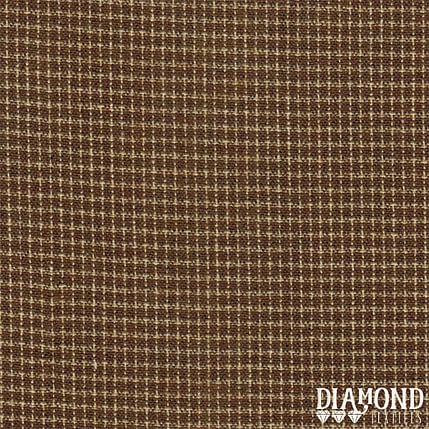 Diamond Textiles - Faded Memories Homespuns - Mini Grid, Brown