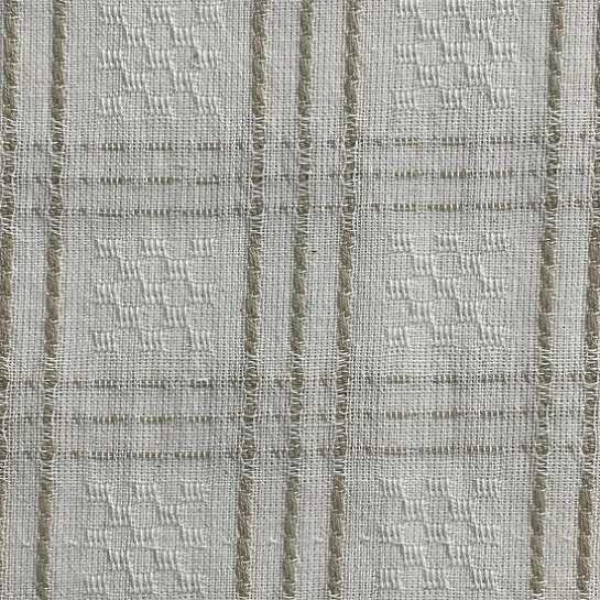 Diamond Textiles - Primitive Rustic Homespuns - Plaid, White/Gray