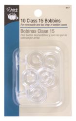 Dritz - Bobbins - Class 15 - Plastic