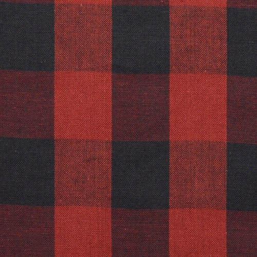 Dunroven House - Homespun - 1' Buffalo Check, Red/Black