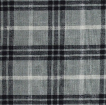 Dunroven House - Homespun - Bently Plaid, Gray/Black