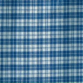 Dunroven House - Homespun - Plaid - Multi Pane, Blue/Cream