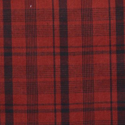 Dunroven House - Homespun - Plaid, Black/Red